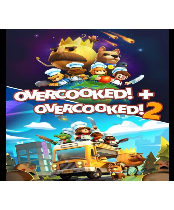 Overcooked! + Overcooked! 2 TURKEY XBOX One / Xbox Series X|S Xbox Series X|S Key TÜRKIYE